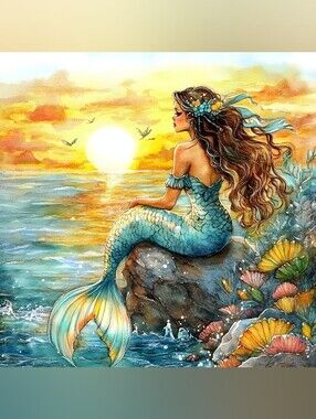 3pc=MERMAID  Printed Tote Bags Special